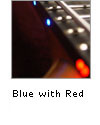 Bluewith red side LEDs