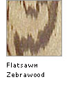 Flatsawn Zebrawood